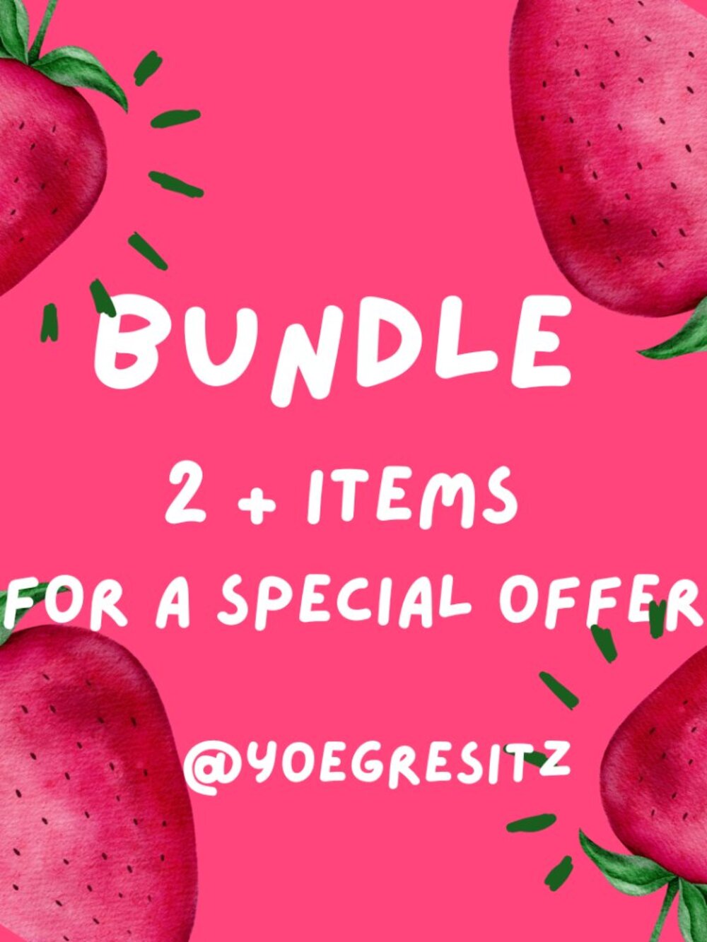Bundle 2 or more- Please Read Notes